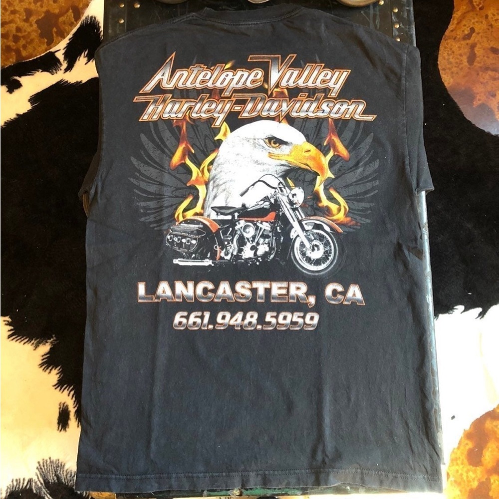 Vintage Harley Davidson Antelope Valley Mens XL Tshirt